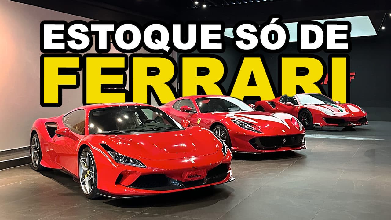 A loja SECRETA com SÓ FERRARI no ESTOQUE!