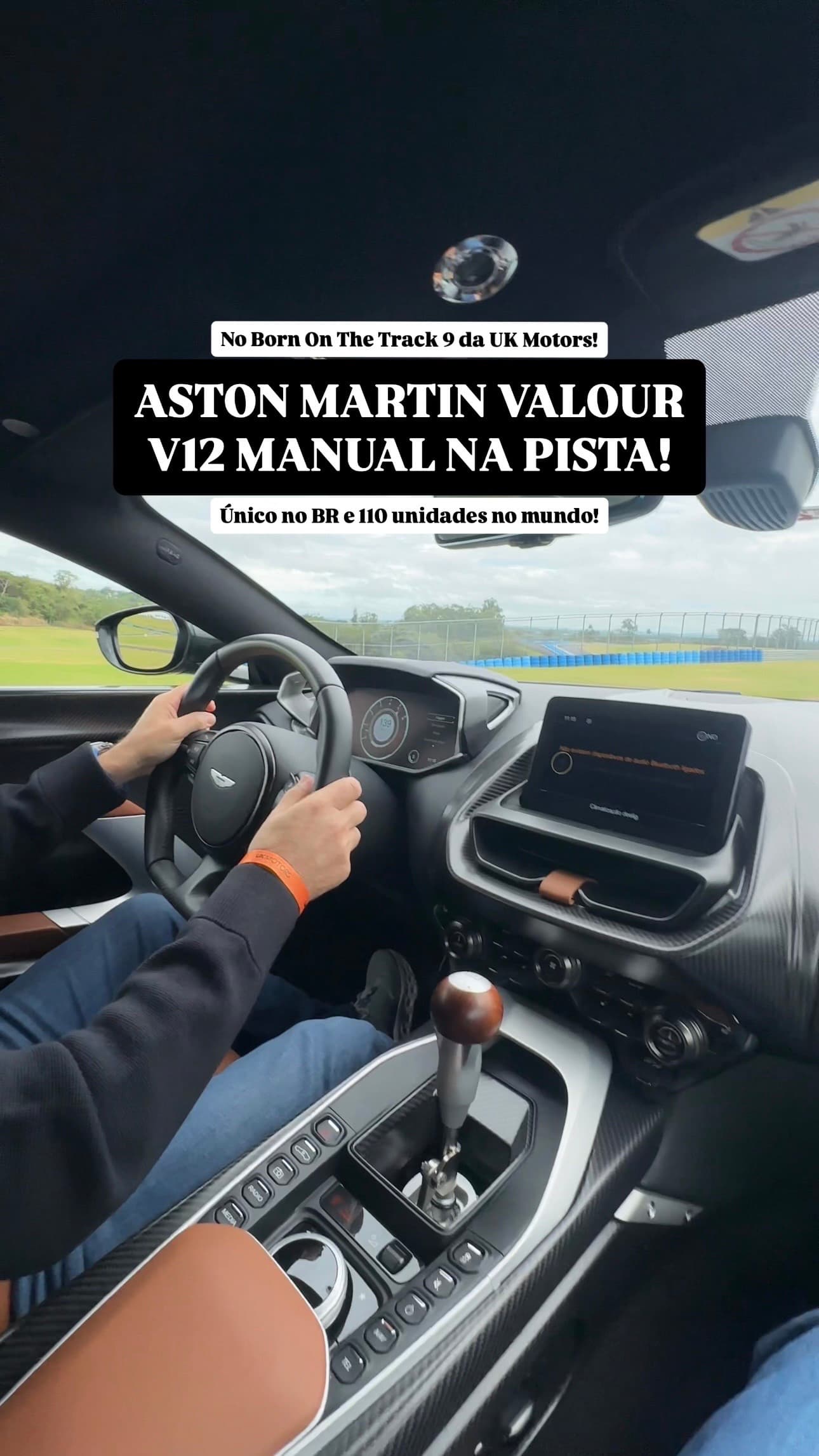 VALOUR V12 MANUAL na PISTA!