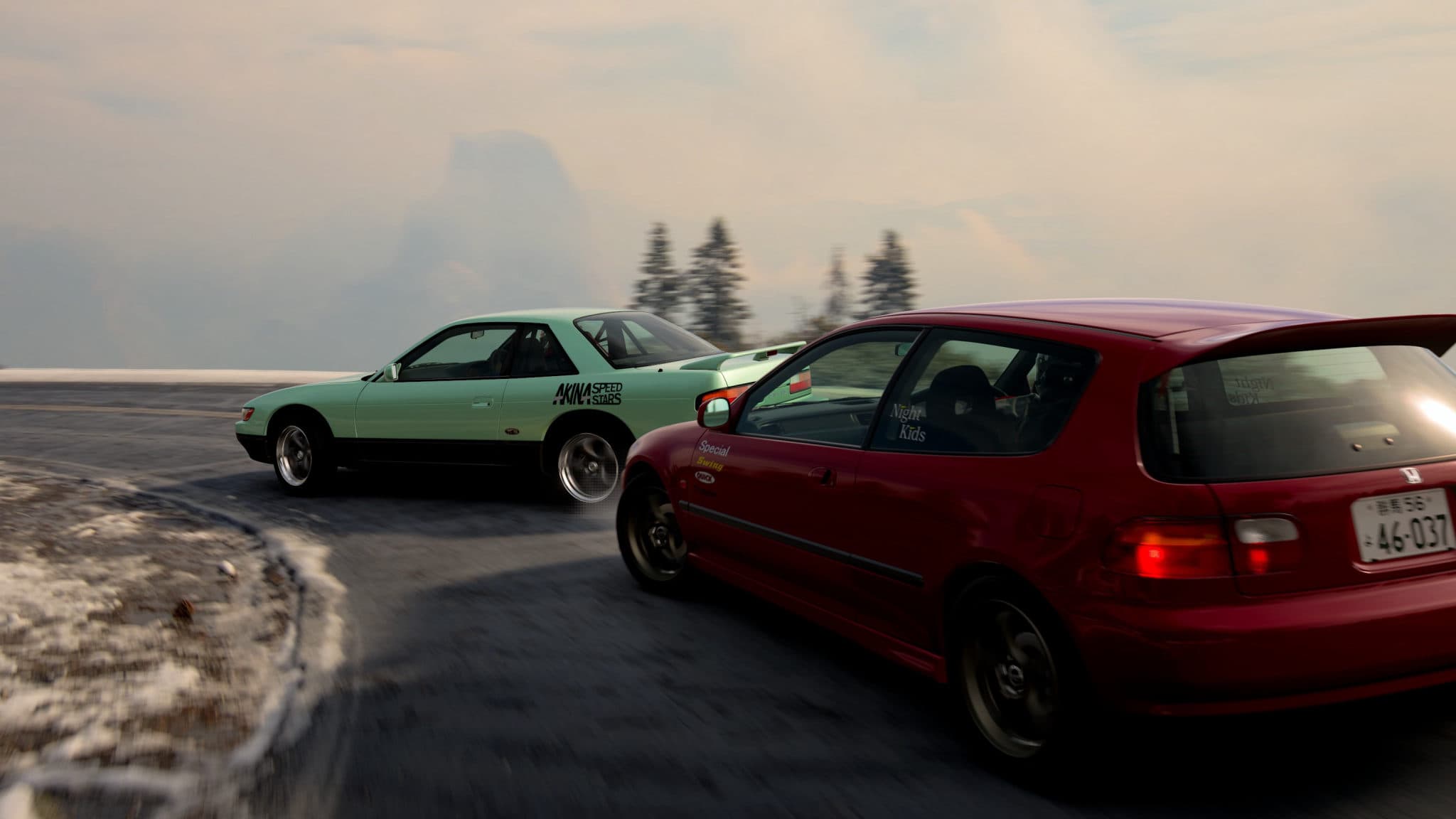 Fotos das corridas do Initial D First Stage
