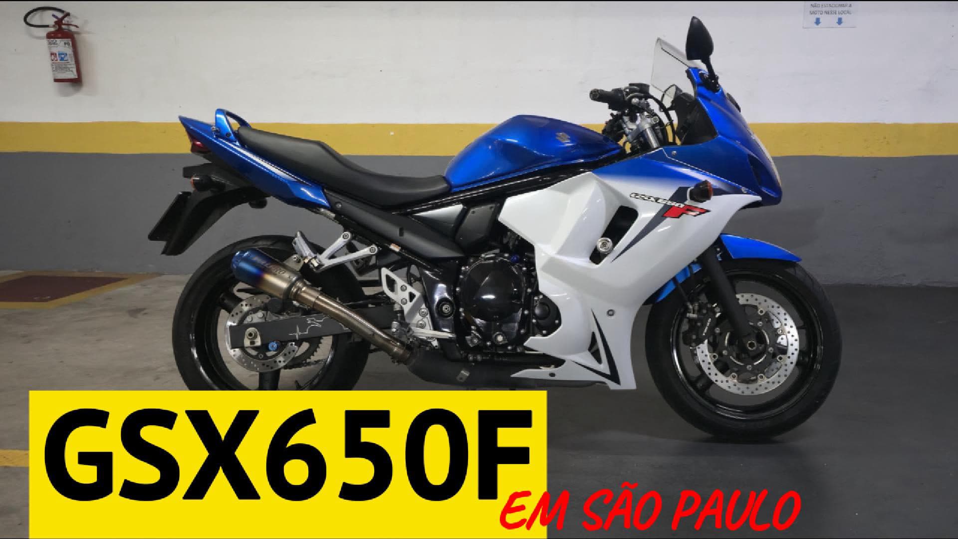 GSX650F em SP Capital - Veja como é o dia a dia da grandona!