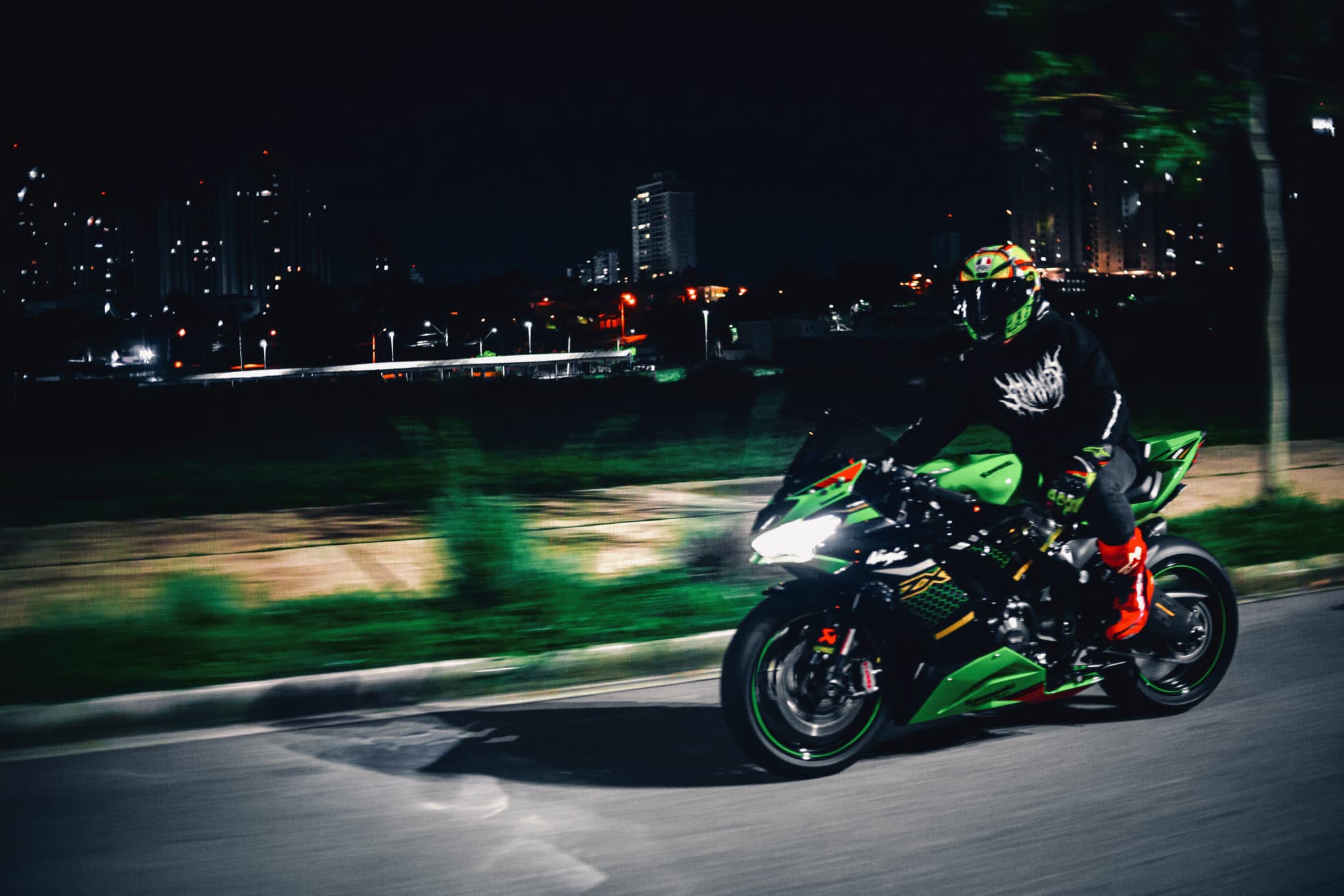BRAZILIAN ZX6-R NIGHT RIDE 🇧🇷