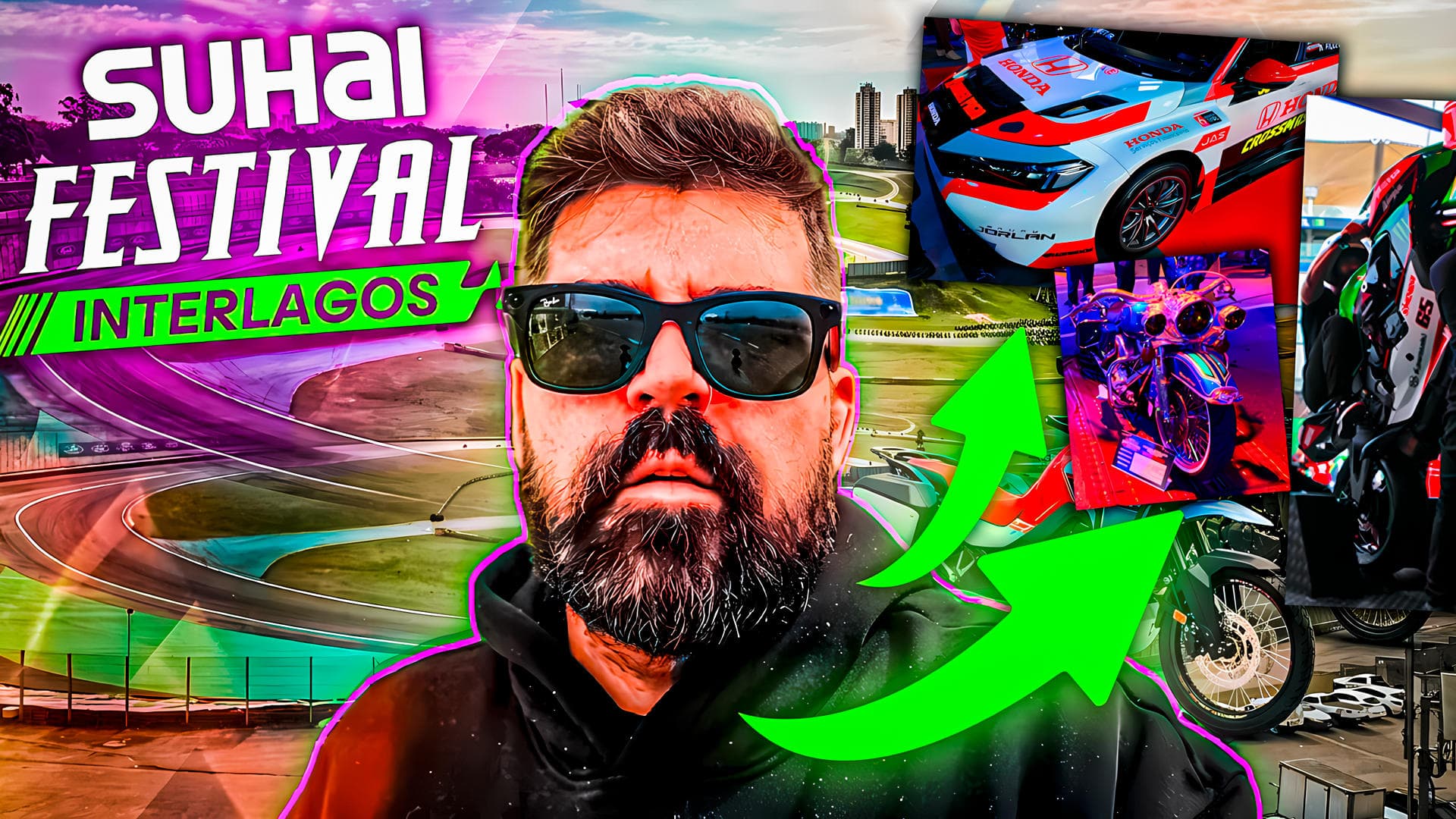 FESTIVAL DE MOTOS EM INTERLAGOS! 🔥 Fui conhecer o Suhai Festival