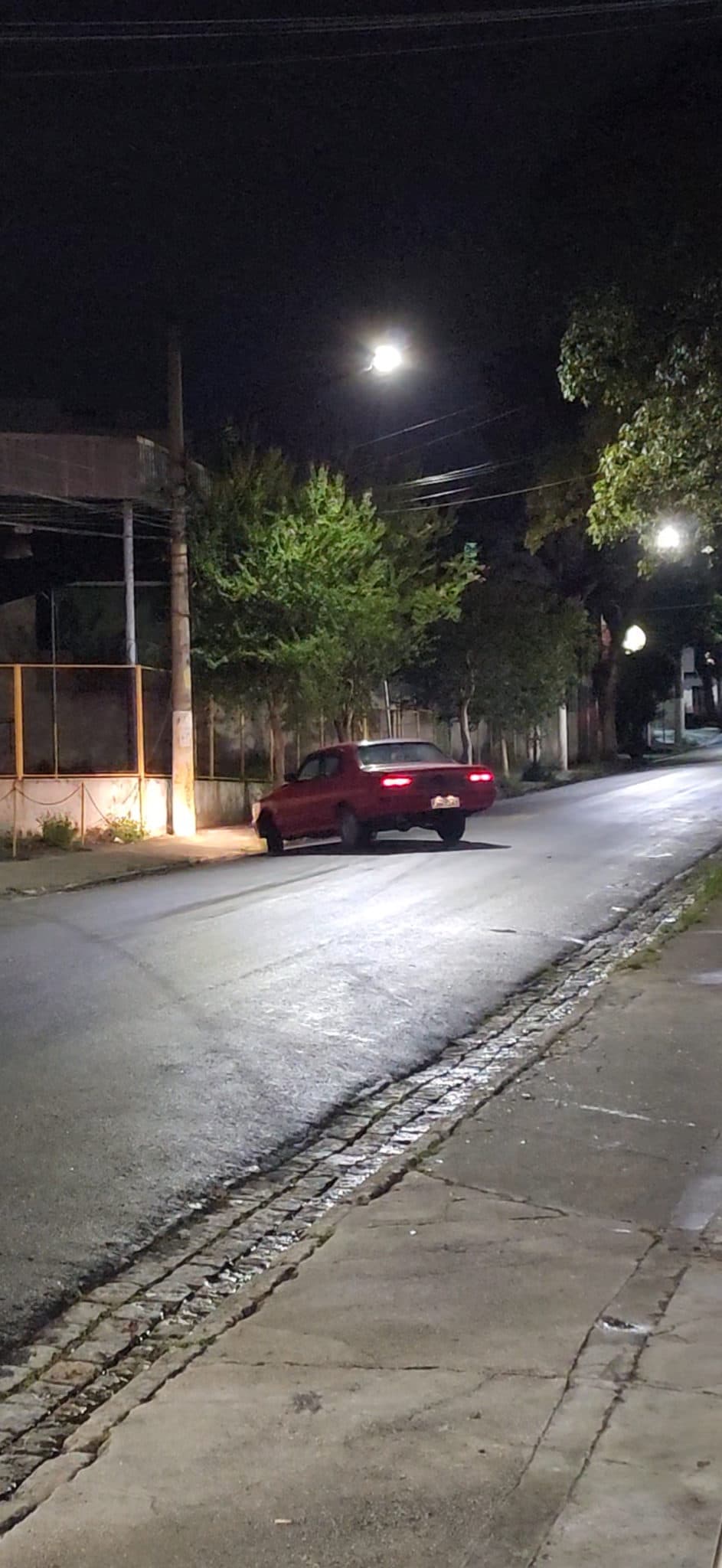 Quase bateu o opala