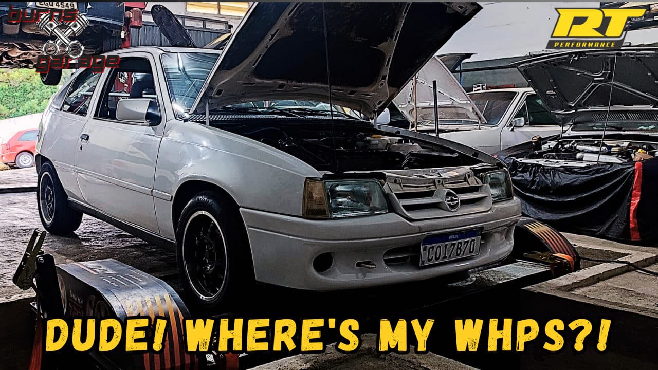 HORA DA VERDADE! GM Kadett 2.0 aspro no dinamômetro