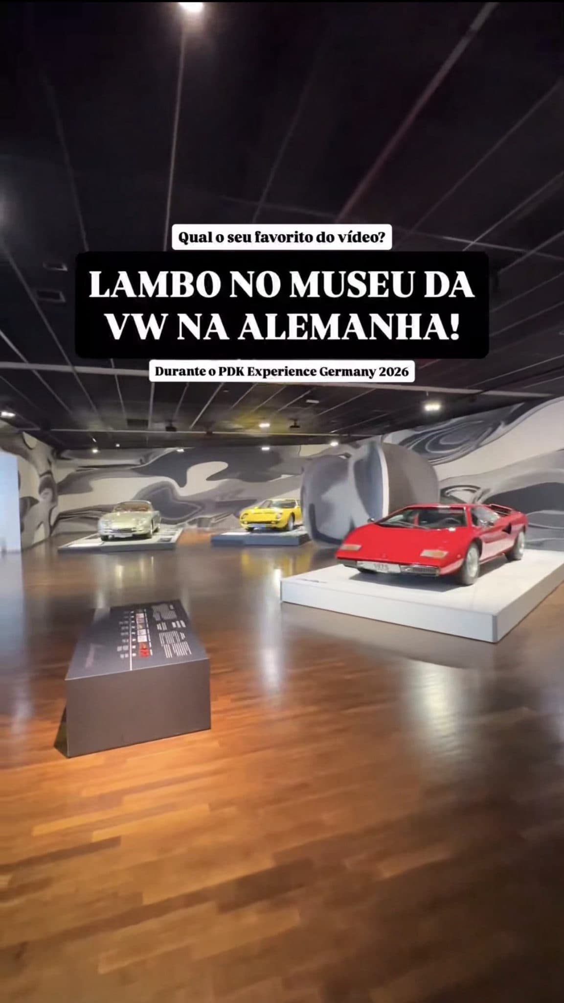 LAMBORGHINIs no MUSEU DA VW NA ALEMANHA!