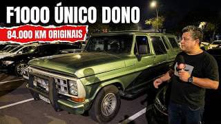 FORD F-1000 1989 CABINE DUPLA GERALTO com apenas 84.000 KM Originais!