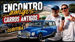 ENCONTRO DE CARROS ANTIGOS NO BACACHERI | Histórias de Rua, Fiat 147 Aspirado e Brasília Turbo!!!