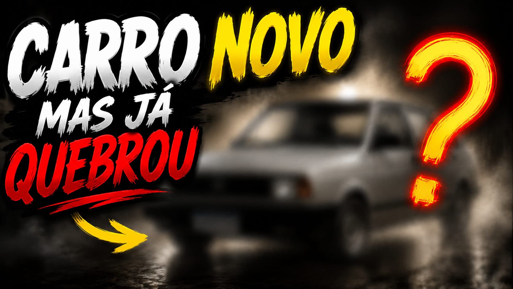 CARRO NOVO MAS JÁ QUEBOU :(